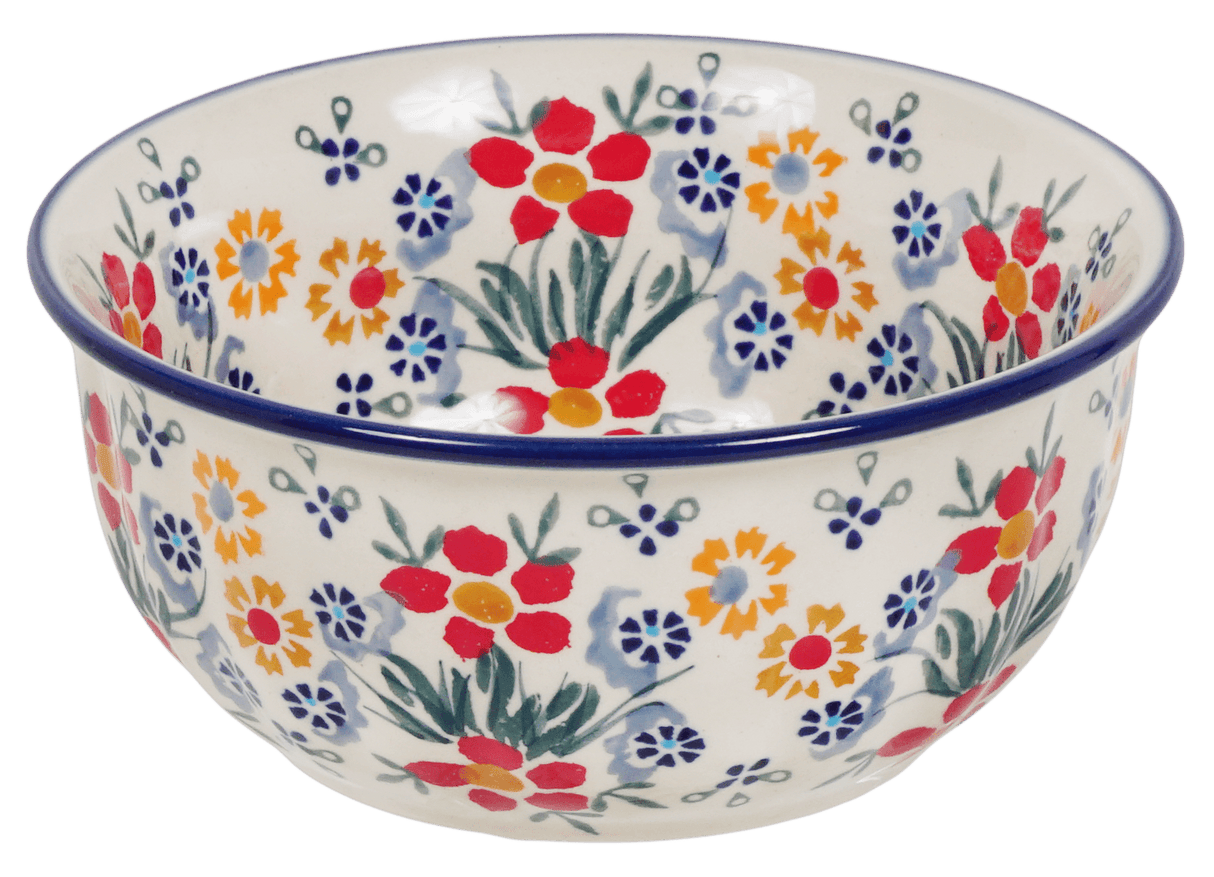 Bowl, Round, 5.5" in "Fresh Flowers" by Manufaktura | M083U-MS02