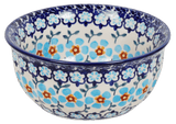 Bowl, Round, 5.5" in "Sky Blue Border" by Manufaktura | M083U-MS04