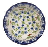 A picture of a Polish Pottery 5.5" Bowl (Rise & Shine) | M083U-P319 as shown at PolishPotteryOutlet.com/products/55-bowls-rise-and-shine