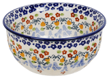 Bowl, Round, 5.5" in "Blue Bell Delight" by Manufaktura | M083U-P356