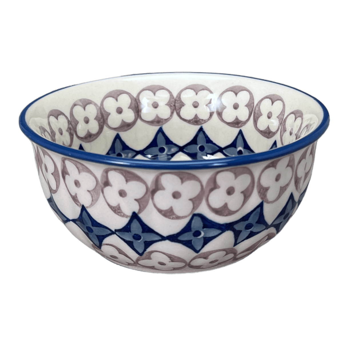 Bowl, Round, 5.5" in "Diamond Blossoms" by Manufaktura | M083U-ZP03