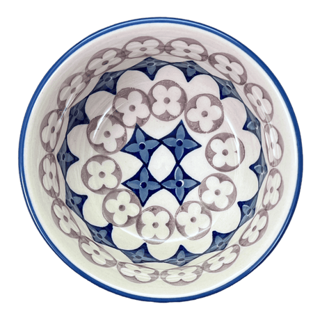 Bowl, Round, 5.5" in "Diamond Blossoms" by Manufaktura | M083U-ZP03