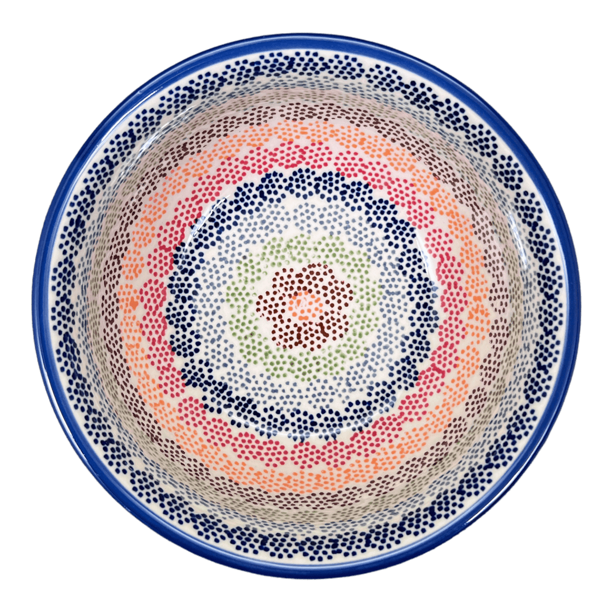 Bowl, Round, 6.5" in "Speckled Rainbow" by Manufaktura | M084M-AS37