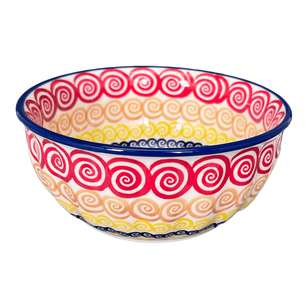 Bowl, Round, 6.5" in "Psychedelic Swirl" by Manufaktura | M084M-CMZK