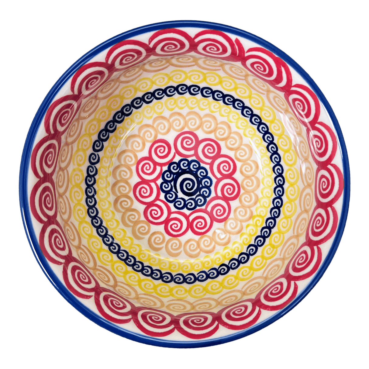 Bowl, Round, 6.5" in "Psychedelic Swirl" by Manufaktura | M084M-CMZK