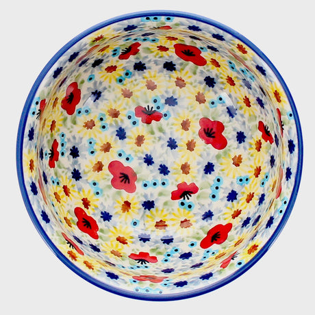 Bowl, Round, 6.5" in "Sunlit Blossoms" by Manufaktura | M084S-AS62