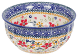 Bowl, Round, 6.5" in "Ruby Bouquet" by Manufaktura | M084S-DPCS