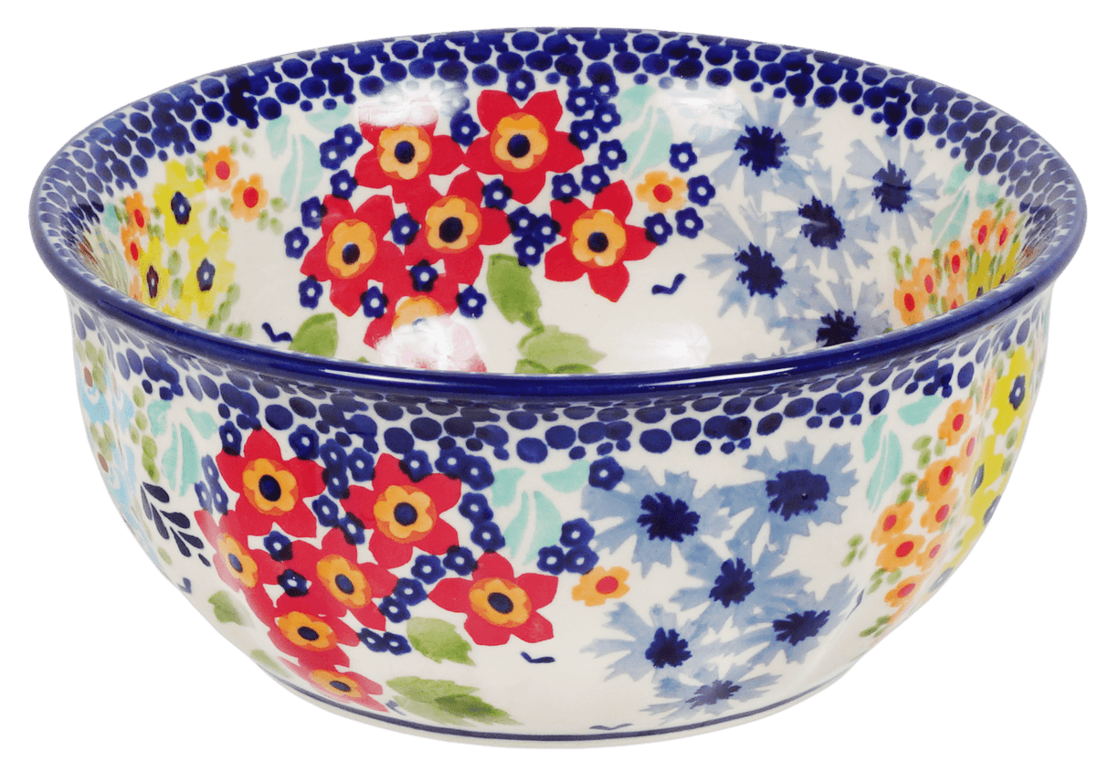 Bowl, Round, 6.5" in "Brilliant Garden" by Manufaktura | M084S-DPLW