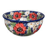 Bowl, Round, 6.5" in "Poppies & Posies" by Manufaktura | M084S-IM02