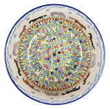 Bowl, Round, 6.5" in "Wild Horses" by Manufaktura | M084S-INK1