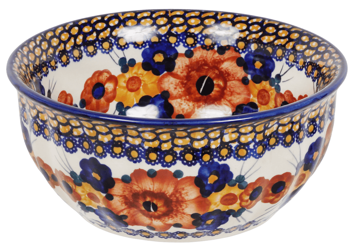 Bowl, Round, 6.5" in "Bouquet in a Basket" by Manufaktura | M084S-JZK