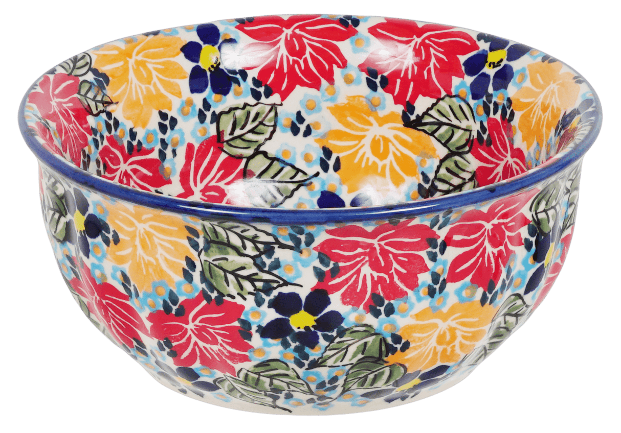 Bowl, Round, 6.5" in "Evening Bouquet" by Manufaktura | M084S-KS02