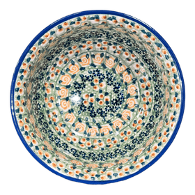 Polish Pottery 6.5" Bowl (Perennial Garden) | M084S-LM Additional Image at PolishPotteryOutlet.com