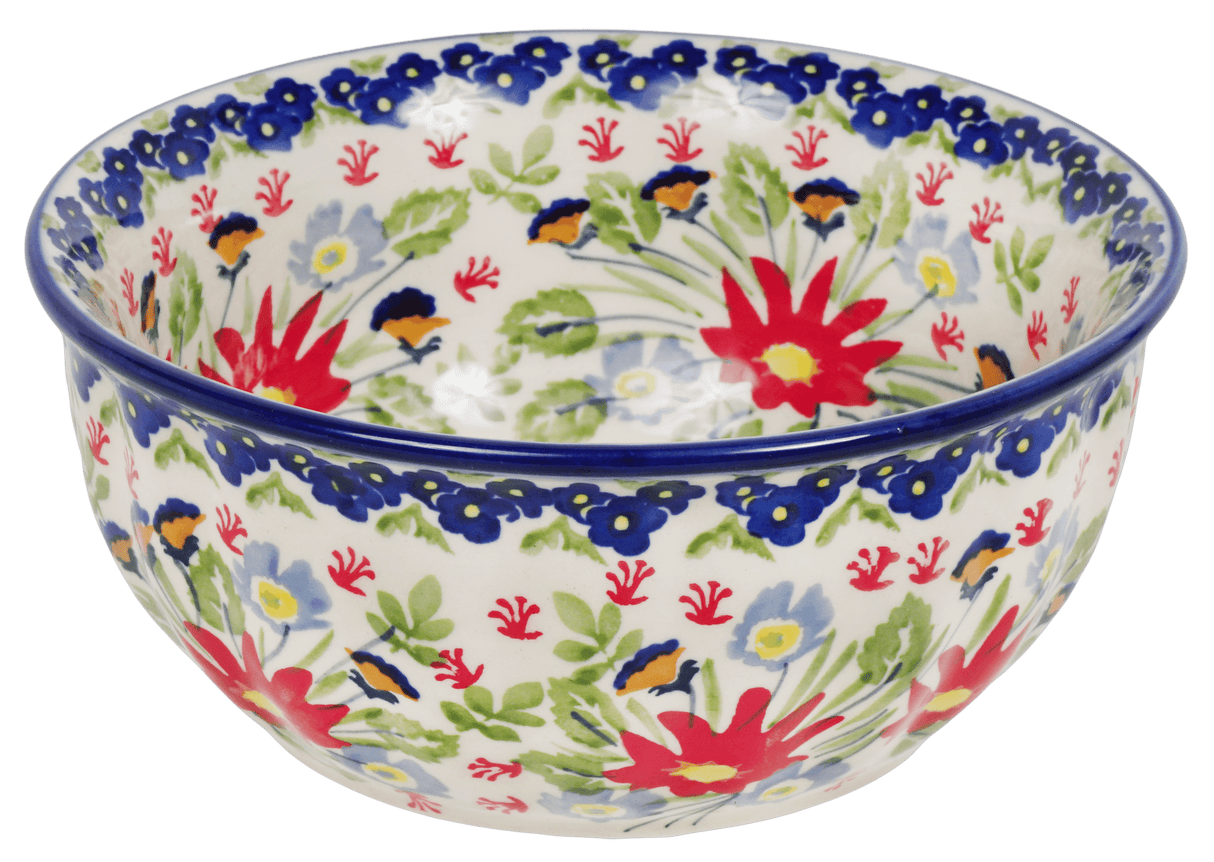 Bowl, Round, 6.5" in "Floral Fantasy" by Manufaktura | M084S-P260