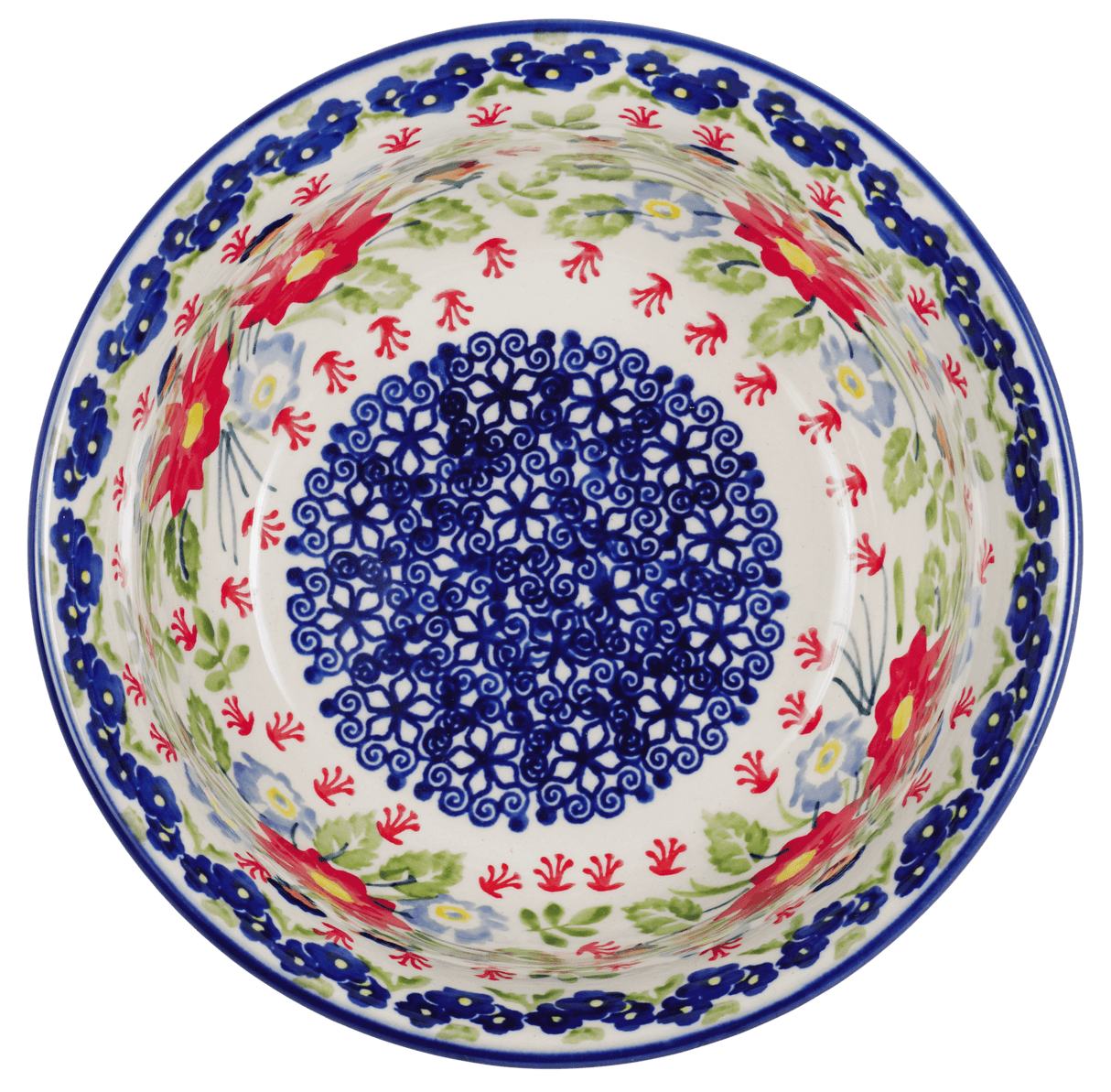 Bowl, Round, 6.5" in "Floral Fantasy" by Manufaktura | M084S-P260