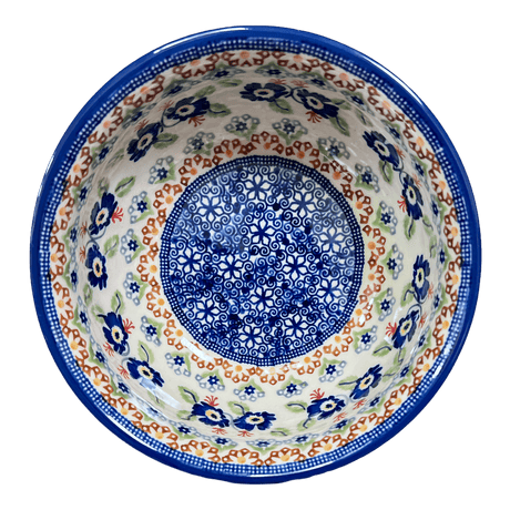 Bowl, Round, 6.5" in "Blue Poppy Persuasion" by Manufaktura | M084S-P269