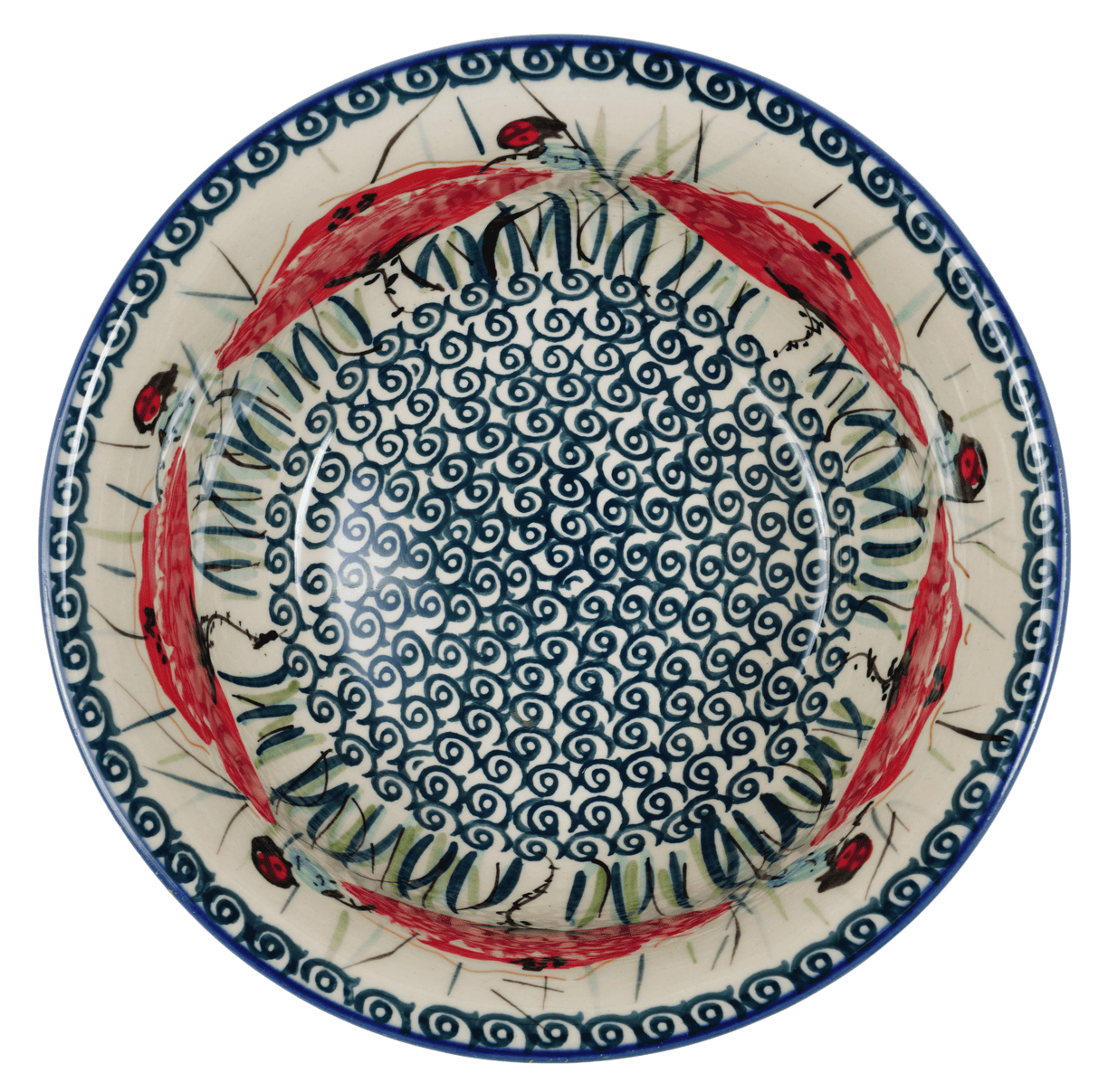 Bowl, Round, 6.5" in "Poppy Paradise" by Manufaktura | M084S-PD01