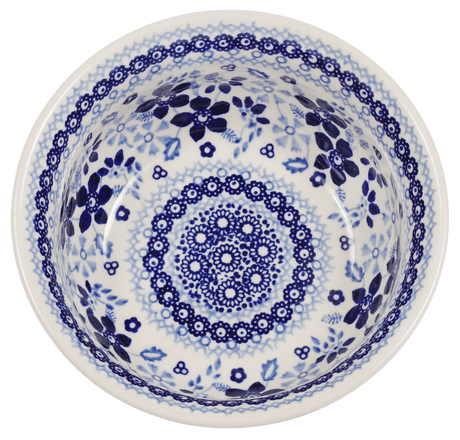 Bowl, Round, 6.5" in "Duet in Blue" by Manufaktura | M084S-SB01