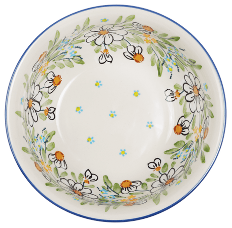 Bowl, Round, 6.5" in "Daisy Bouquet" by Manufaktura | M084S-TAB3