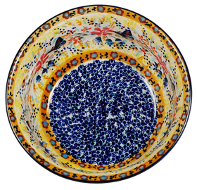 Polish Pottery 6.5" Bowl (Butterfly Bliss) | M084S-WK73 Additional Image at PolishPotteryOutlet.com