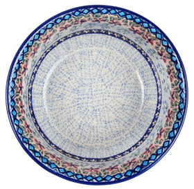 Polish Pottery 6.5" Bowl (Lilac Fields) | M084S-WK75 Additional Image at PolishPotteryOutlet.com