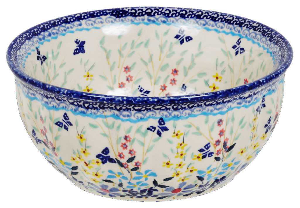 Bowl, Round, 6.5" in "Butterfly Bounty" by Manufaktura | M084S-WK76