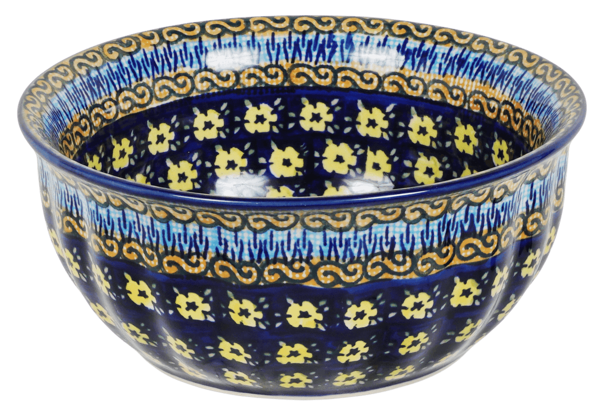 Bowl, Round, 6.5" in "Floral Formation" by Manufaktura | M084S-WKK