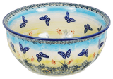 Bowl, Round, 6.5" in "Butterflies in Flight" by Manufaktura | M084S-WKM