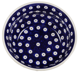 Polish Pottery 6.5" Bowl (Dot to Dot) | M084T-70A Additional Image at PolishPotteryOutlet.com
