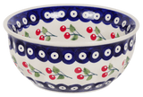 Bowl, Round, 6.5" in "Cherry Dot" by Manufaktura | M084T-70WI