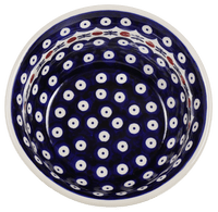 A picture of a Polish Pottery 6.5" Bowl (Mosquito) | M084T-70 as shown at PolishPotteryOutlet.com/products/65-bowls-mosquito