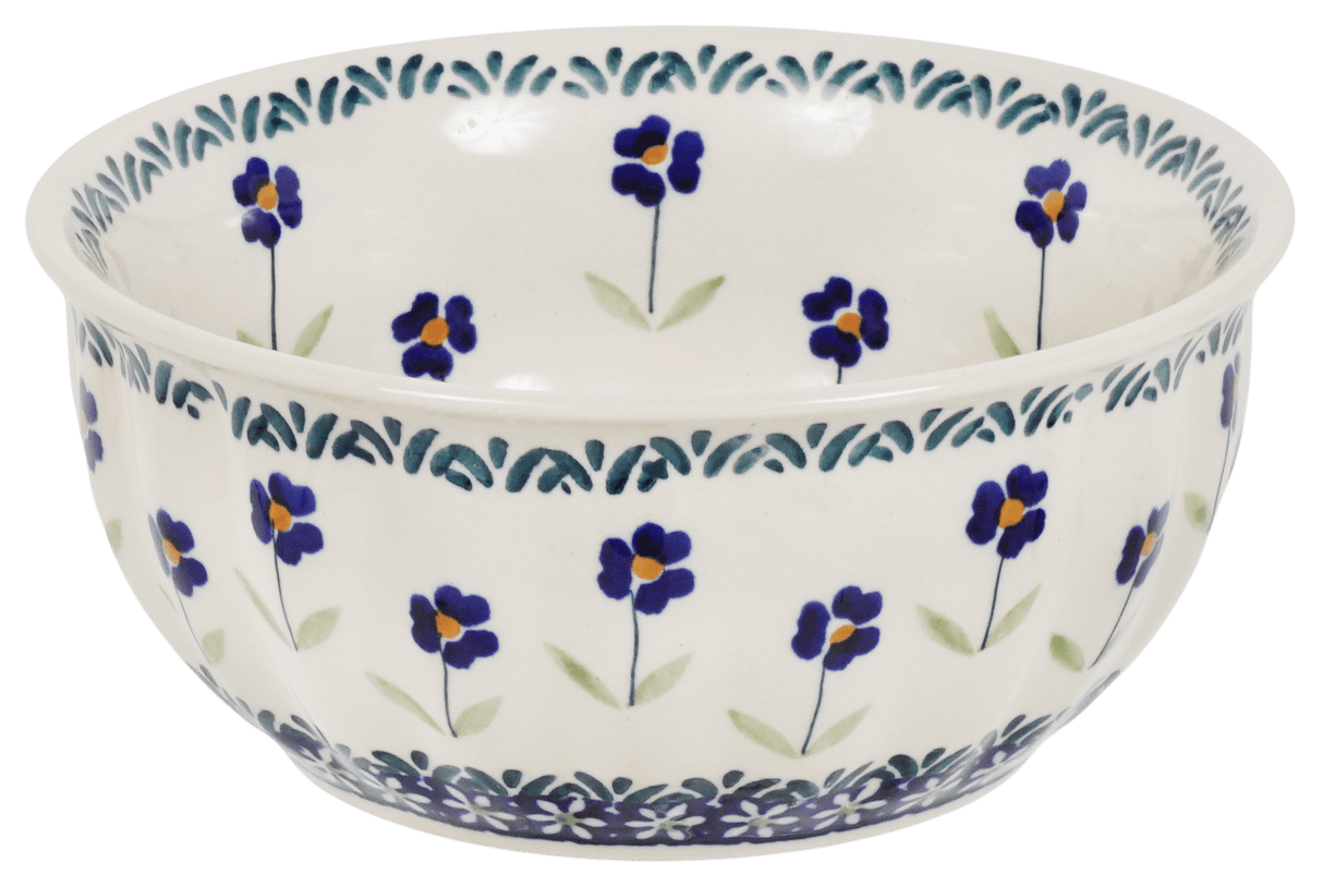 Bowl, Round, 6.5" in "Forget Me Not" by Manufaktura | M084T-ASS