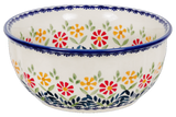Bowl, Round, 6.5" in "Flower Power" by Manufaktura | M084T-JS14