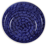 A picture of a Polish Pottery 6.5" Bowl (Night Sky) | M084T-MARM as shown at PolishPotteryOutlet.com/products/65-bowls-night-sky