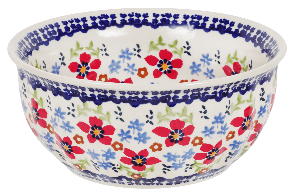 Bowl, Round, 6.5" in "Summer Bouquet" by Manufaktura | M084T-MM01