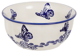 Bowl, Round, 6.5" in "Butterfly Garden" by Manufaktura | M084T-MOT1