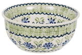 Bowl, Round, 6.5" in "Woven Blues" by Manufaktura | M084T-P182