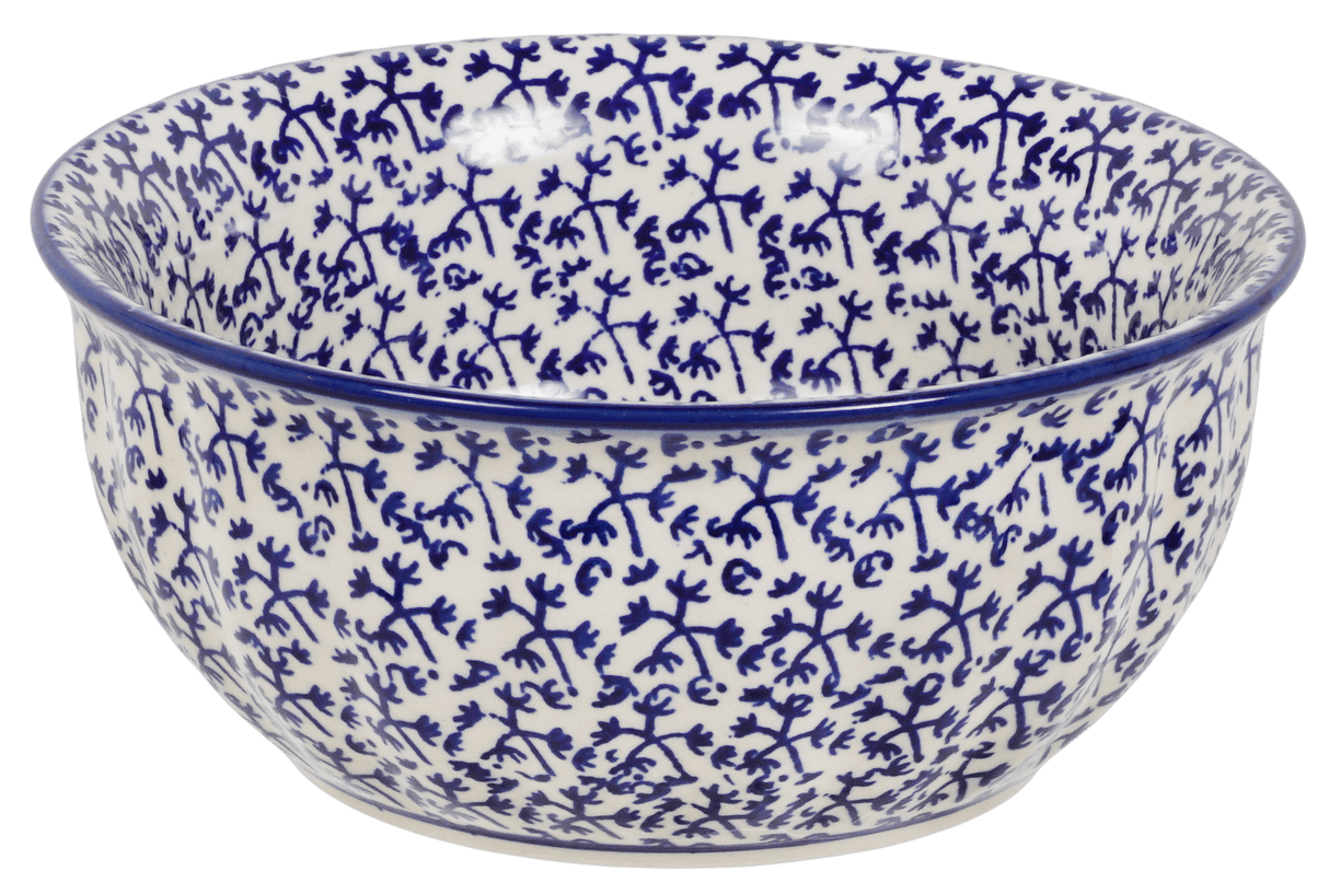 Bowl, Round, 6.5" in "Blue Thicket" by Manufaktura | M084T-P364