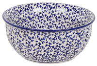 A picture of a Polish Pottery 6.5" Bowl (Blue Thicket) | M084T-P364 as shown at PolishPotteryOutlet.com/products/65-bowls-blue-thicket