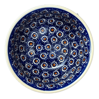 A picture of a Polish Pottery 6.5" Bowl (Bonbons) | M084T-2 as shown at PolishPotteryOutlet.com/products/6-5-bowl-2-m084t-2