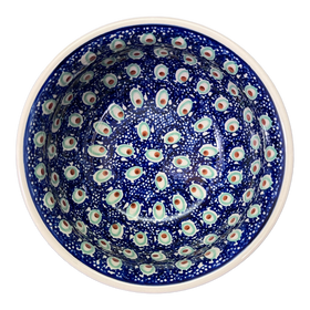 Polish Pottery 6.5" Bowl (Fish Eyes) | M084T-31 Additional Image at PolishPotteryOutlet.com