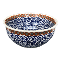 A picture of a Polish Pottery 6.5" Bowl (Olive Garden) | M084T-48 as shown at PolishPotteryOutlet.com/products/6-5-bowl-olive-garden-m084t-48