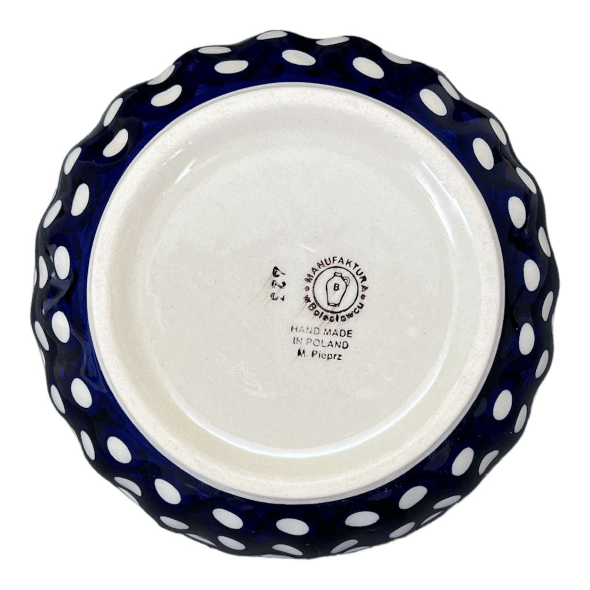 Bowl, Round, 6.5" in "Hello Dotty" by Manufaktura | M084T-9