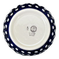 A picture of a Polish Pottery 6.5" Bowl (Hello Dotty) | M084T-9 as shown at PolishPotteryOutlet.com/products/6-5-bowl-hello-dotty-m084t-9