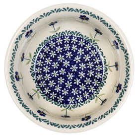 Polish Pottery 7.75" Bowl (Forget Me Not) | M085T-ASS Additional Image at PolishPotteryOutlet.com