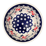 Bowl, Round, 6.5" in "Berry Dot" by Manufaktura | M084T-BL04