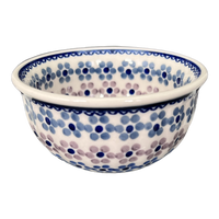 A picture of a Polish Pottery 6.5" Bowl (Floral Chain) | M084T-EO37 as shown at PolishPotteryOutlet.com/products/6-5-bowl-floral-chain-m084t-eo37