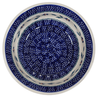 A picture of a Polish Pottery 6.5" Bowl (Morning Glory) | M084T-GI as shown at PolishPotteryOutlet.com/products/65-bowls-morning-glory