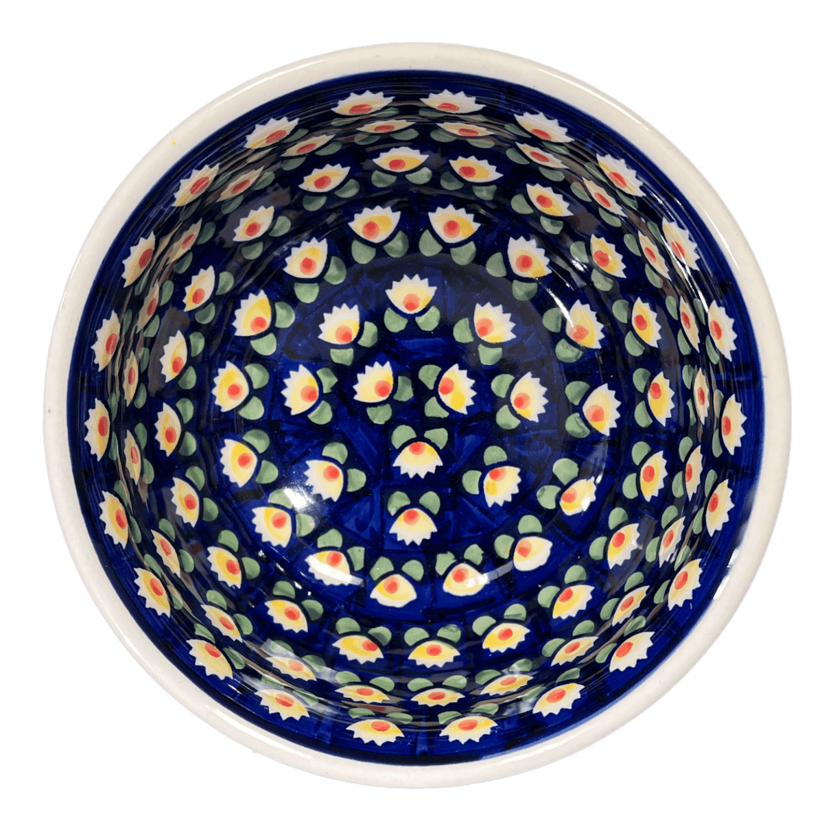 Bowl, Round, 6.5" in "Tulip Azul" by Manufaktura | M084T-LW