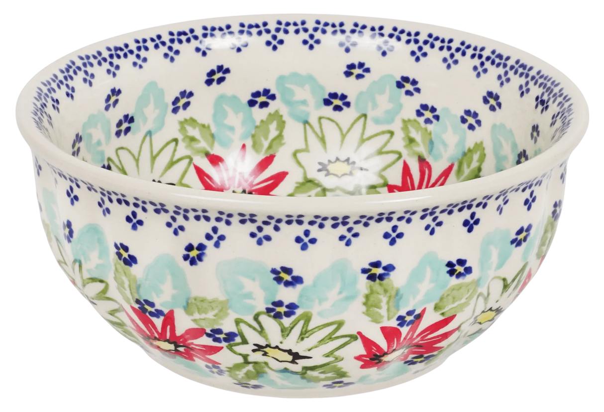 Bowl, Round, 6.5" in "Daisy Crown" by Manufaktura | M084T-MC20